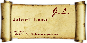 Jelenfi Laura névjegykártya